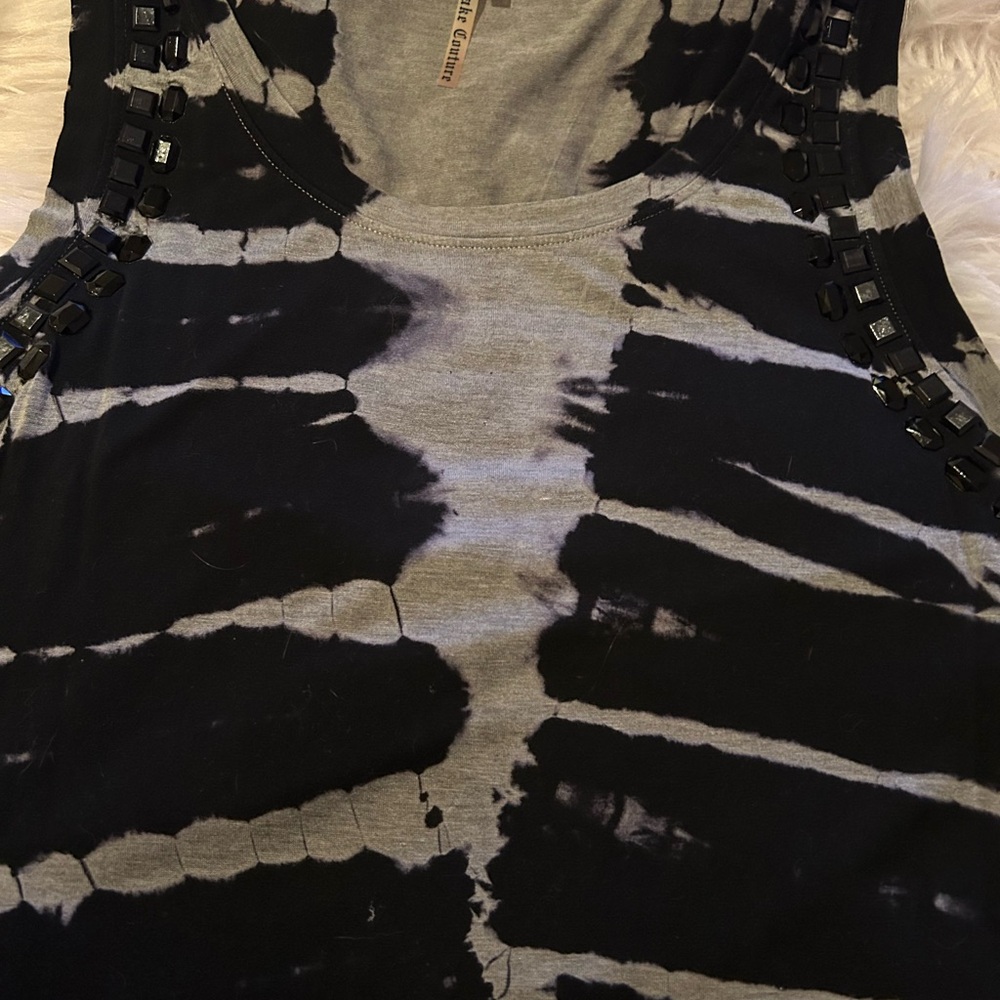 Stylish Black and Gray Women's Tank Top
